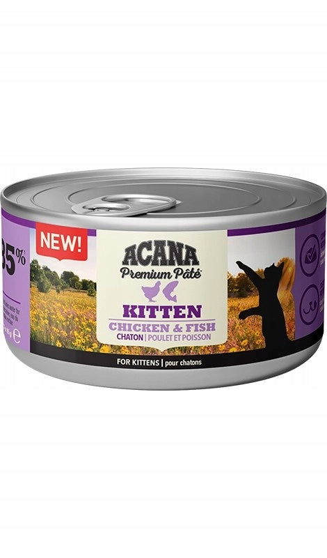 ACANA Premium Pâté Kitten Chicken and Fish 48x85 g