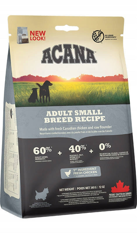 ACANA SMALL BREED ADULT DOG 6KG + FREEBIE