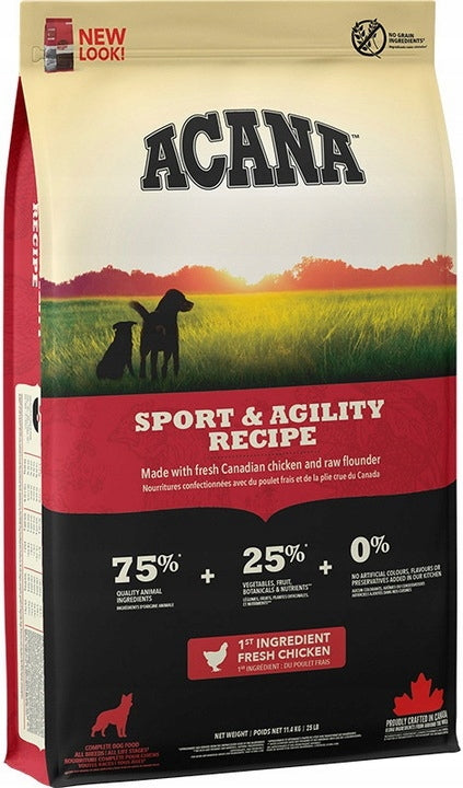 ACANA SPORT & AGILITY DOG 11.4KG Packaging status original