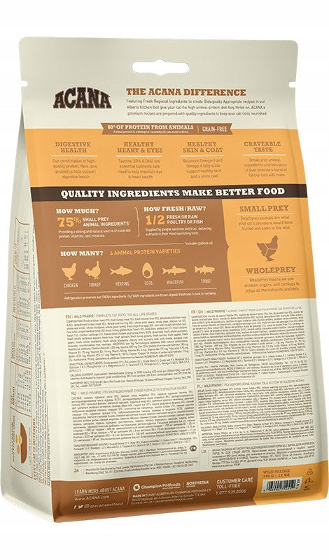 ACANA Wild Prairie Cat Dry Cat Food 340g Brand Acana