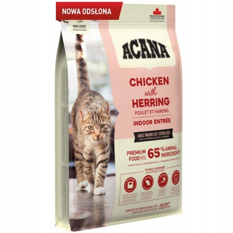 ACANA dry cat food Indoor entrée cat 4.5kg Brand Acana