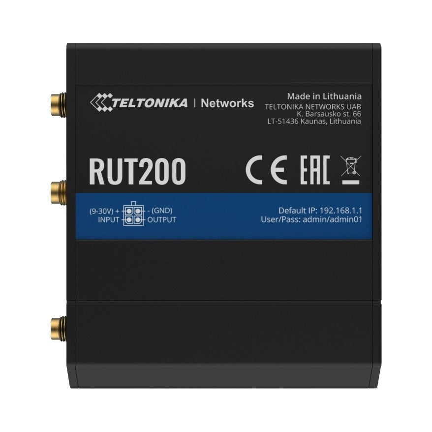 ACCESS POINT 4G LTE +ROUTER RUT200 2.4GHz 300Mb/s Teltonika