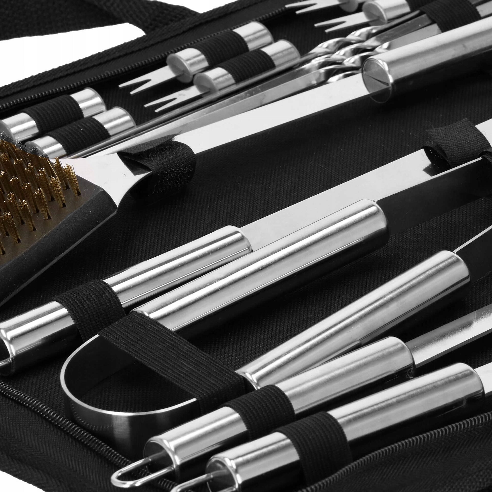 ACCESSORIES BBQ GRILL UTENSILS CASE SET 21in1 SPATULA PLIERS EAN (GTIN) 5907719435794