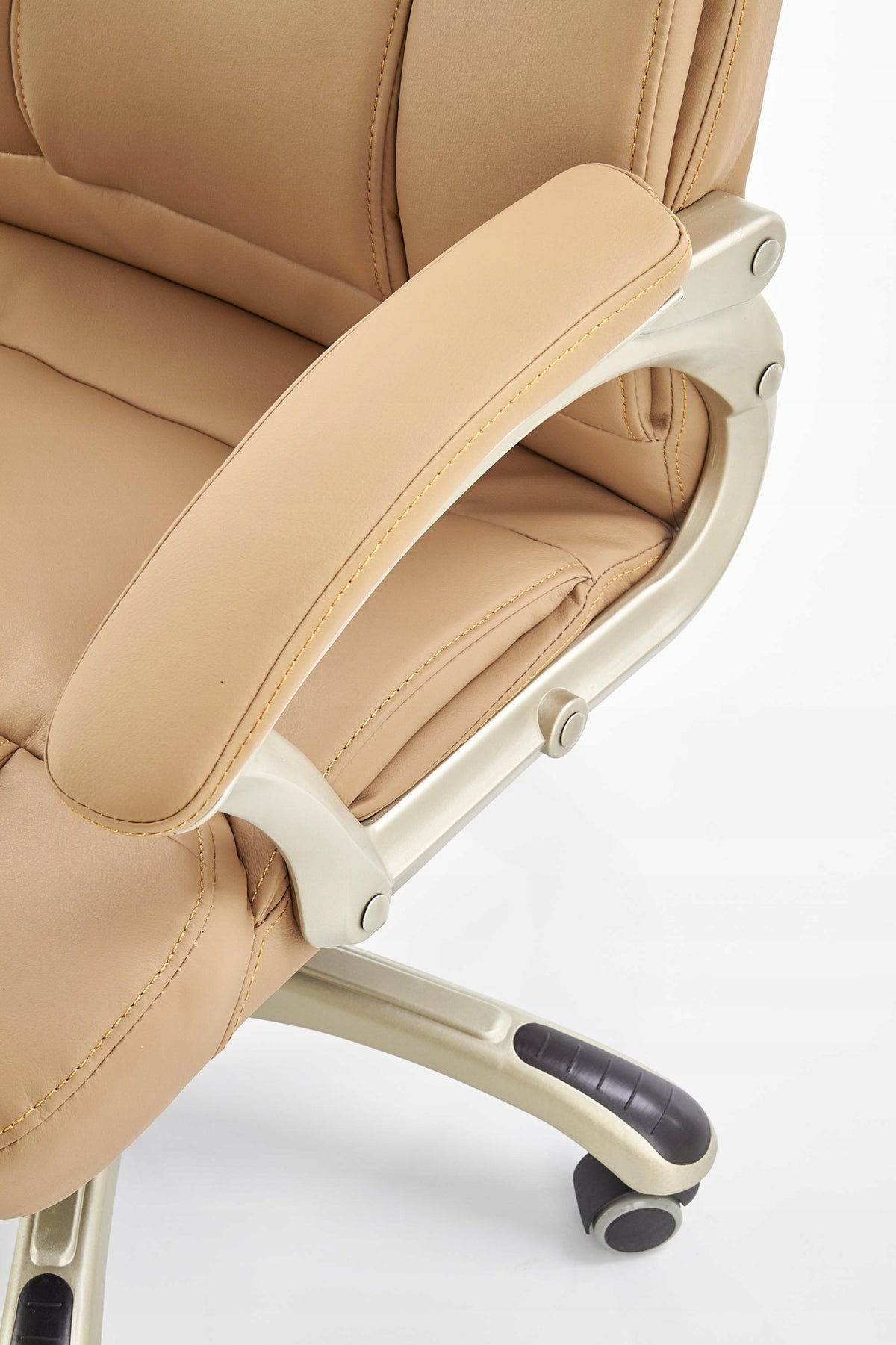 ACCORD Cabinet Chair Beige Eco Leather - Warmth and Comfort Brand About Your Home