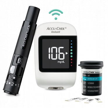 ACCU CHEK INSTANT GLUCOSE METER + 60 STRIPS + 6 LANCETS DISTRIBUTION Poland Packaging status original