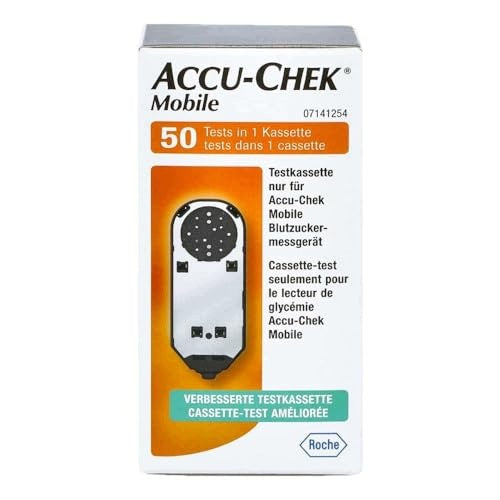 ACCU CHEK MOBILE TEST CASSETTE FOR SUGAR MEASUREMENT 50 TESTS FOR HOME Brand no brand