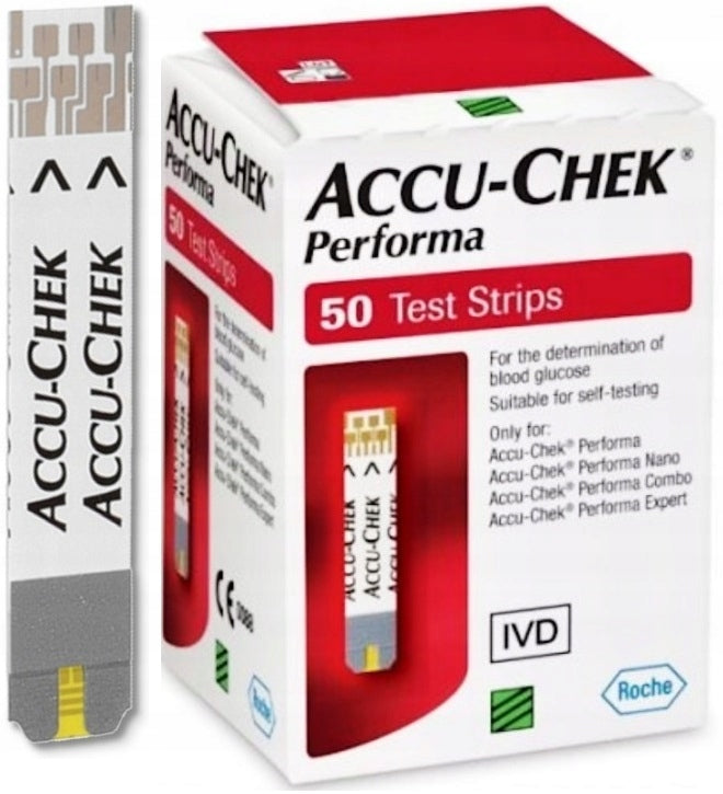 ACCU-CHEK PERFORMA => 2 X 50 pcs Glucose meter STRIPS BLOOD GLUCOSE MEASUREMENT Medical device type medical device or in-vitro diagnostic medical device