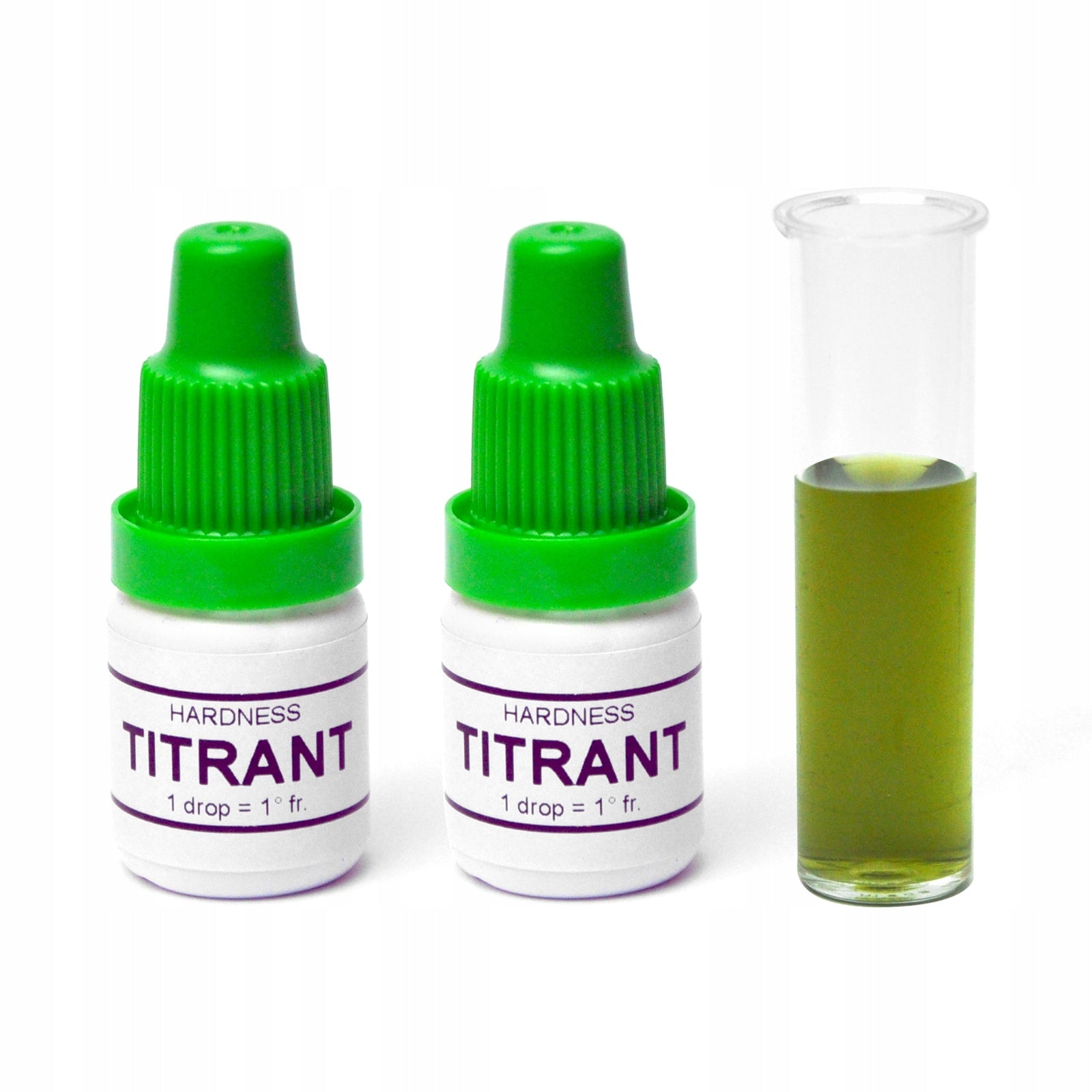 ACCURATE DROPLET TEST WATER HARDNESS TESTER TITRANT TWO-PACK