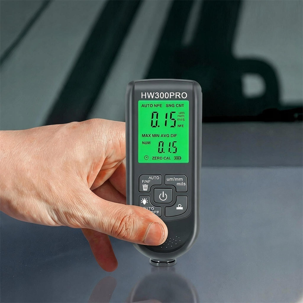 ACCURATE PAINT THICKNESS GAUGE TESTER PROBE WITH LCD DISPLAY Manufacturer code BEDEE