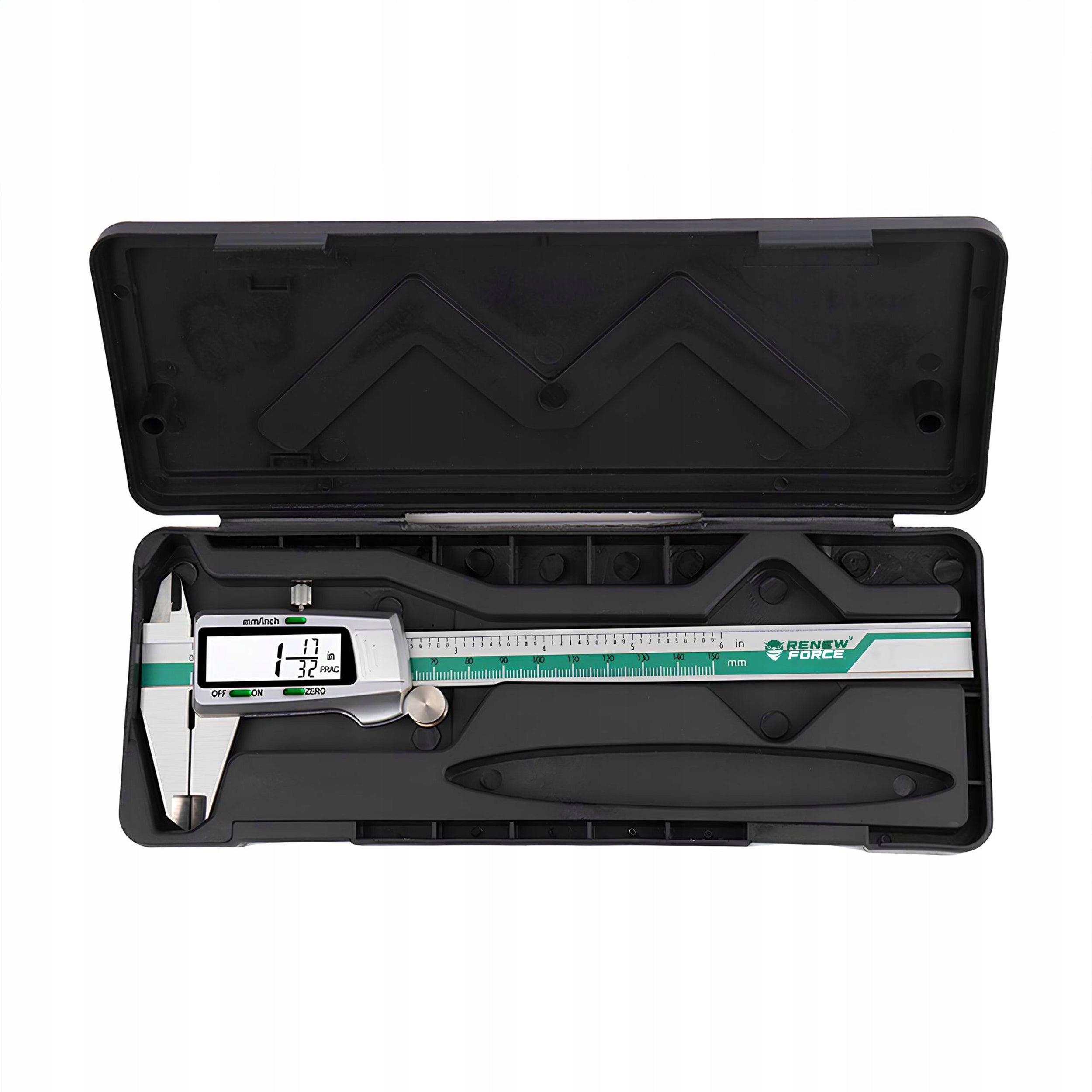 ACCURATE STAINLESS STEEL Electronic Caliper Digital 0-150mm +etui Manufacturer code SUWMIARKA ELEKTRONICZNA Z ETUI PUDEŁKO BOX