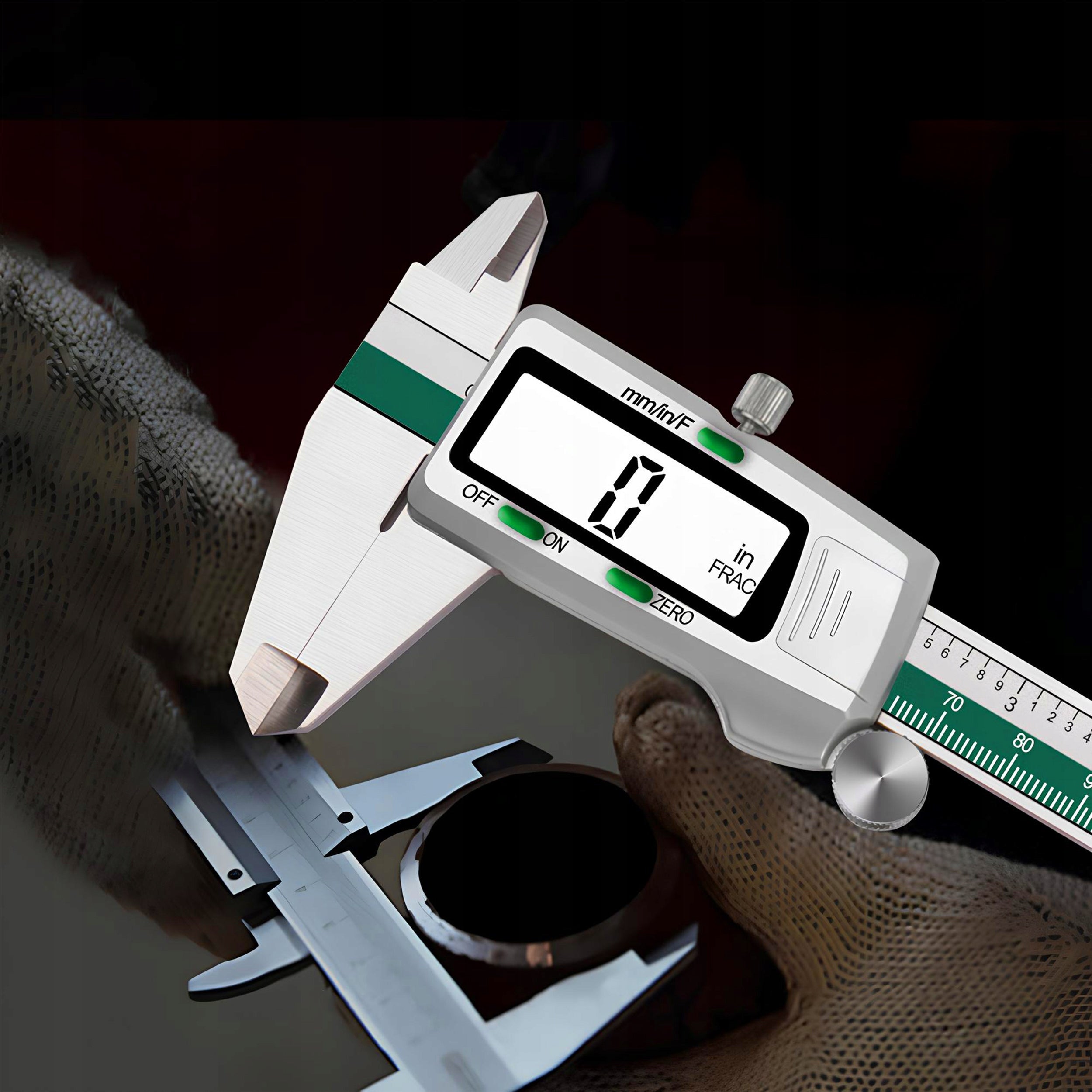 ACCURATE STAINLESS STEEL Electronic Caliper Digital 0-150mm +etui Packaging status original
