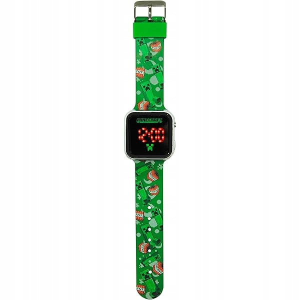 ACCUTIME MINECRAFT LED DIGITAL WATCH for Minecraft fan Brand Disney