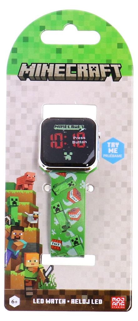 ACCUTIME MINECRAFT LED DIGITAL WATCH for Minecraft fan