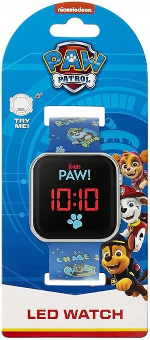 ACCUTIME PSI PARTROL LED DIGITAL WATCH for Paw Patrol adventure fan