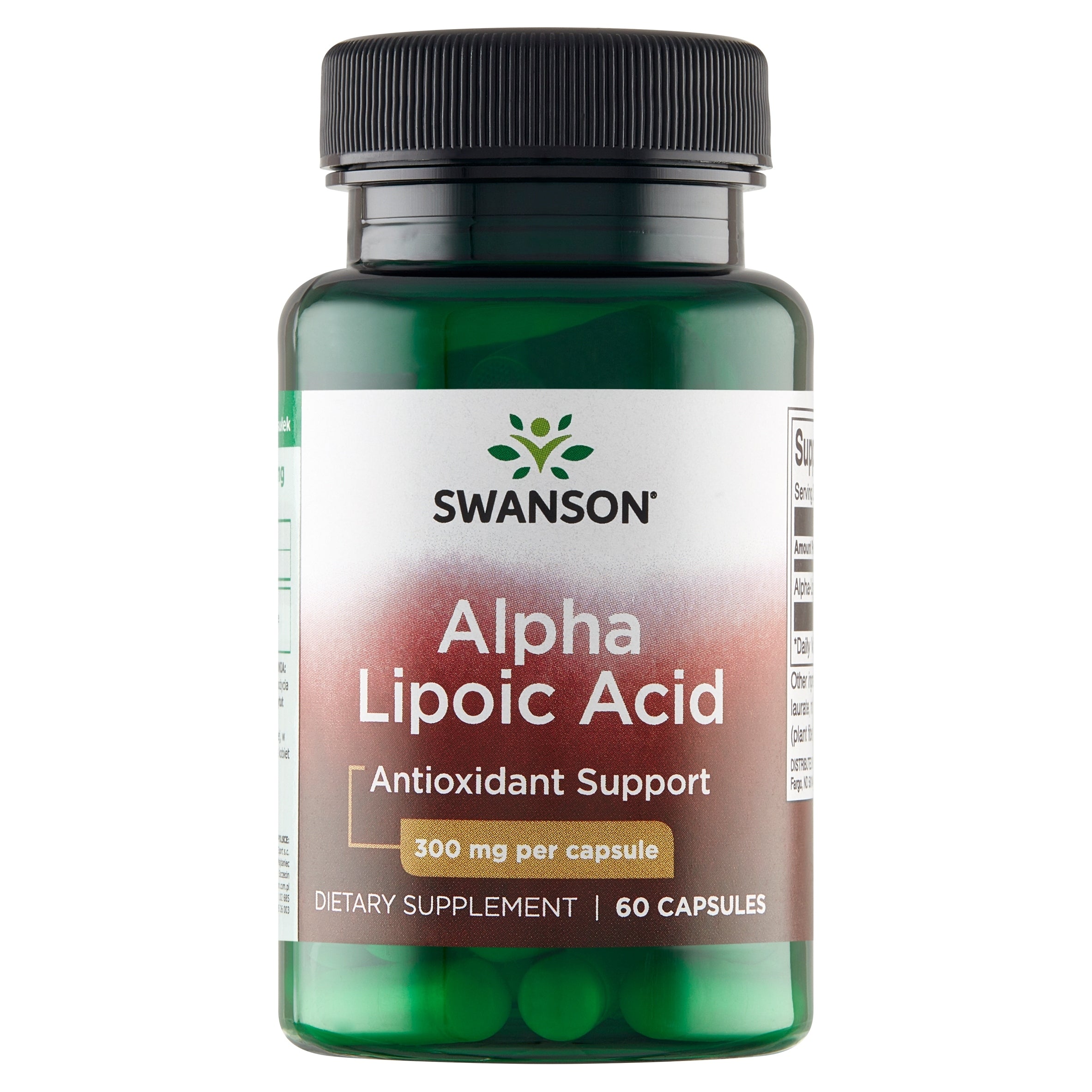ACID ALA detoxification Swanson ALA alpha lipoic acid 300 mg 60 kaps. Brand Swanson