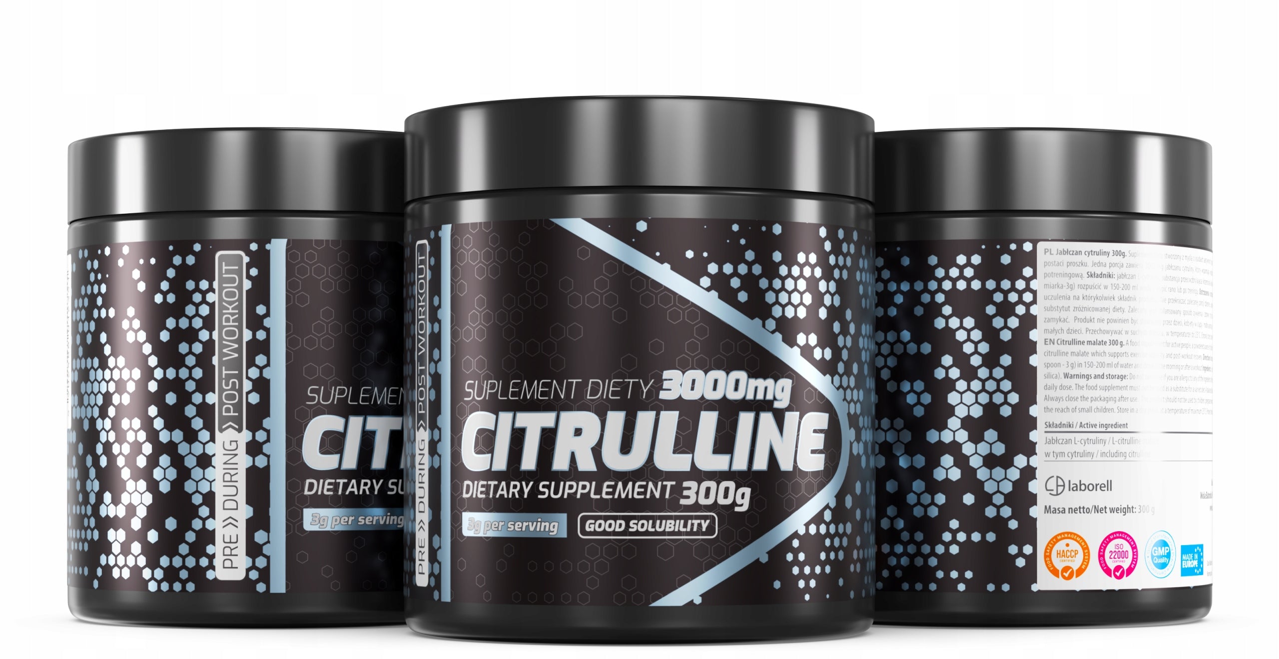 ACID CITRULLINE Laborell natural citrulline powder 300 g Expiration date at least 1 year from the date of purchase