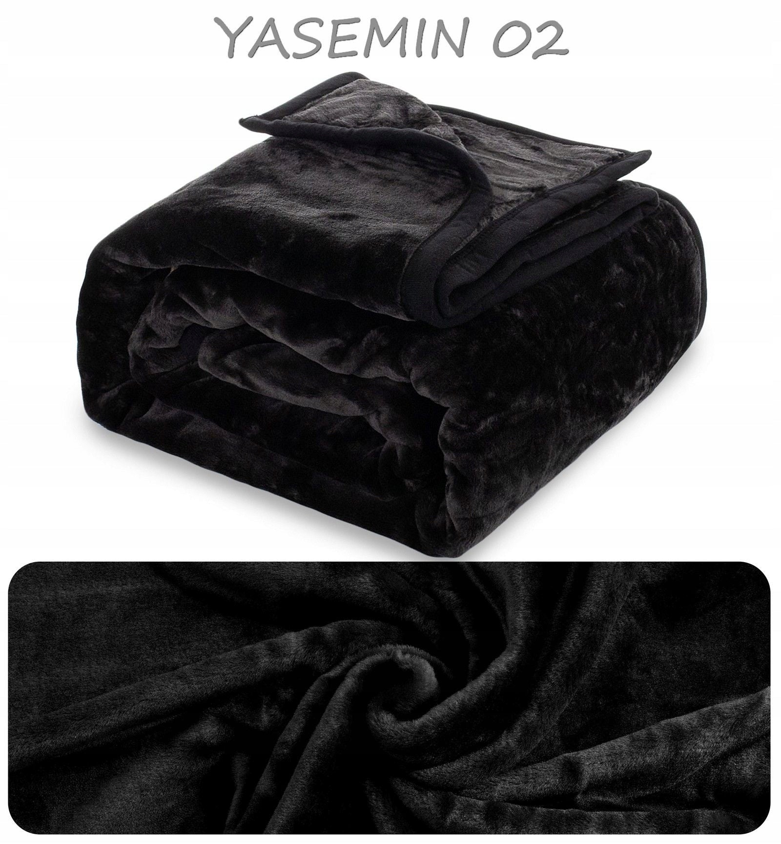 ACRYLIC Blanket 160x200 THICK Warm fluffy BEDSPREAD IN SUITCASE Manufacturer code Koc 160x200 Akryl Yasemin