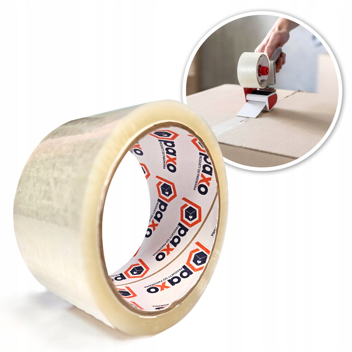 ACRYLIC PACKING TAPE 48/50y ADHESIVE TRANSPARENT COLORLESS