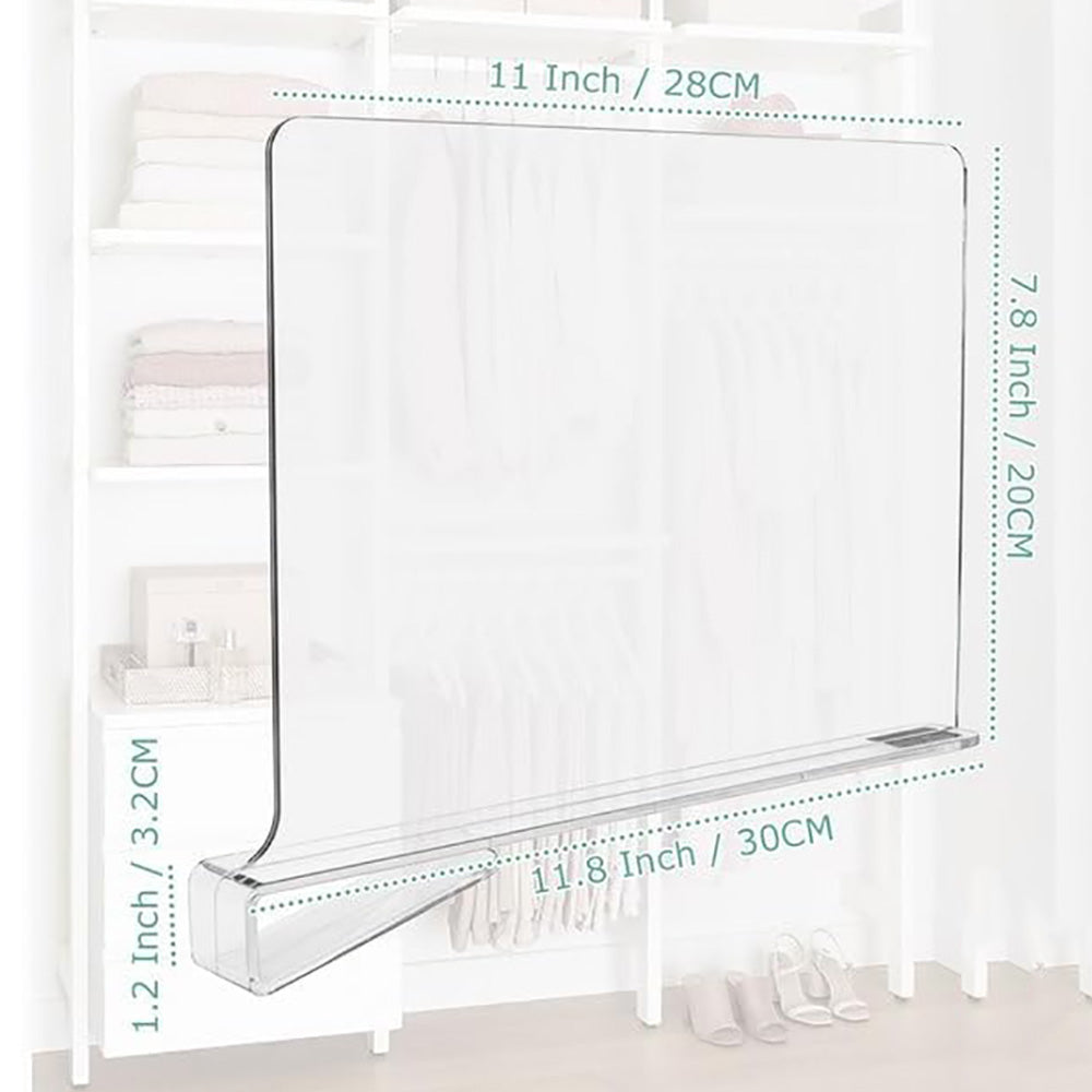 ACRYLIC SHELF DIVIDERS, CLOTHES ORGANIZER, HANDBAGS, SEPARATOR Brand no brand