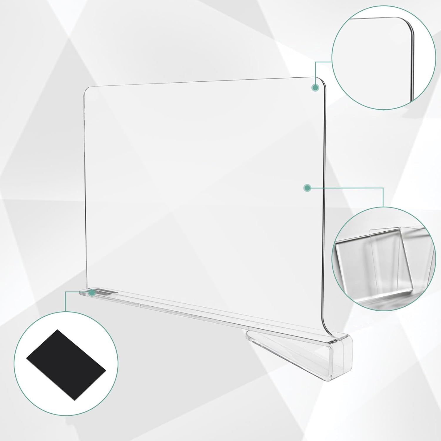 ACRYLIC SHELF DIVIDERS, CLOTHES ORGANIZER, HANDBAGS, SEPARATOR Manufacturer code przegrody do szafy