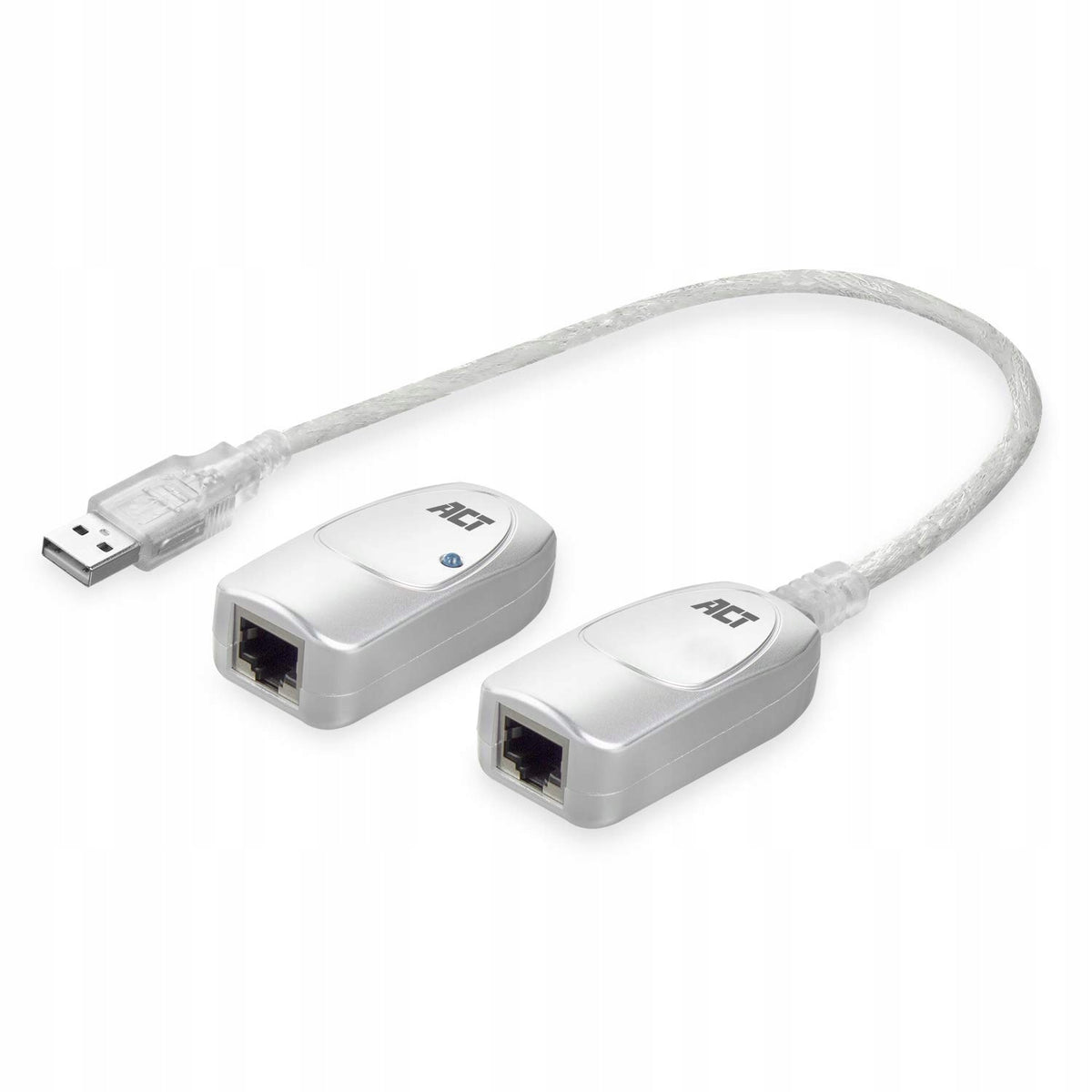 ACT AC6060 USB 2.0 RJ45 Ethernet Extension to CAT5/CAT6 up to 60 m