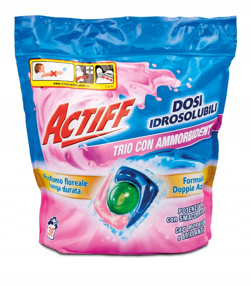 ACTIFF WASHING CAPSULES 3IN1 - 36 PCS