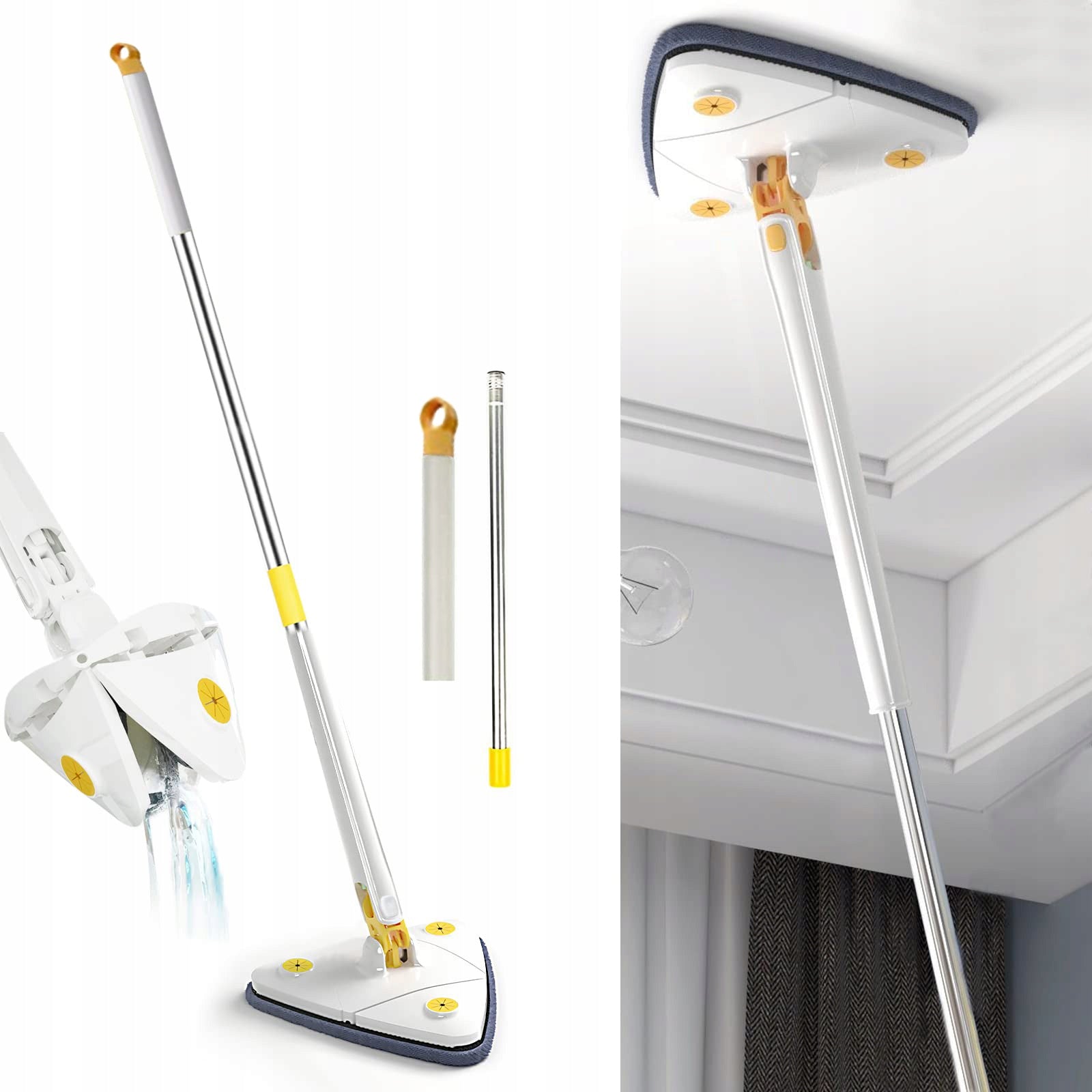ACTIONCLEAN ROTARY MOP – CLEANING TOOL Manufacturer code Biały mop + 3 szmaty