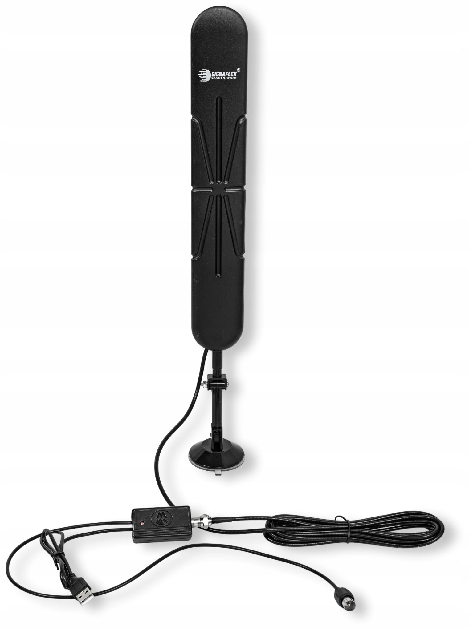 ACTIVE ANTENNA UHF VHF FM TV ROOM POWERFUL DVBT-2 44dbi TV FHD 4K Brand Signaflex