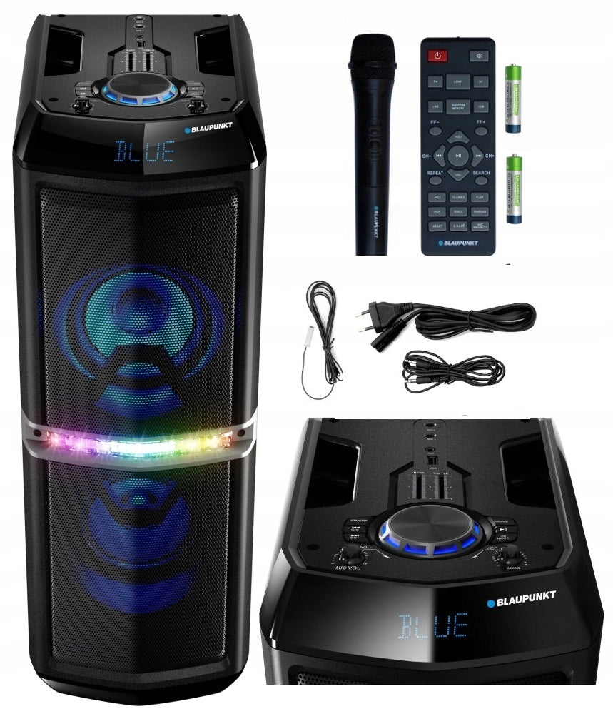 ACTIVE COLUMN BLAUPUNKT PS05.2DB KARAOKE BT USB AUX + REMOTE CONTROL Packaging status original
