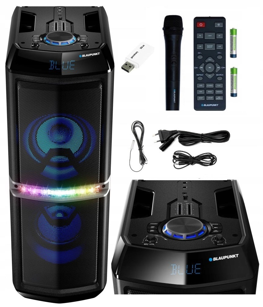 ACTIVE COLUMN BLAUPUNKT PS05.2DB KARAOKE BT USB AUX + REMOTE CONTROL