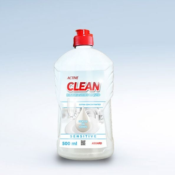 ACTIVE Clean Dishwashing Liquid – Sensitive 500ml