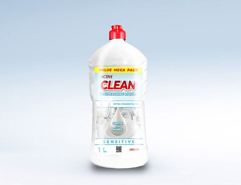 ACTIVE Clean dishwashing liquid 1L sensitive