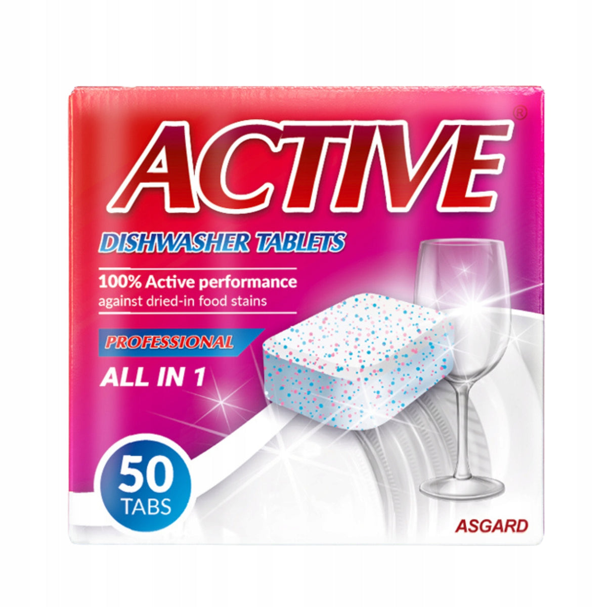 ACTIVE Dishwasher Tablets ALL IN 1 50 Pack