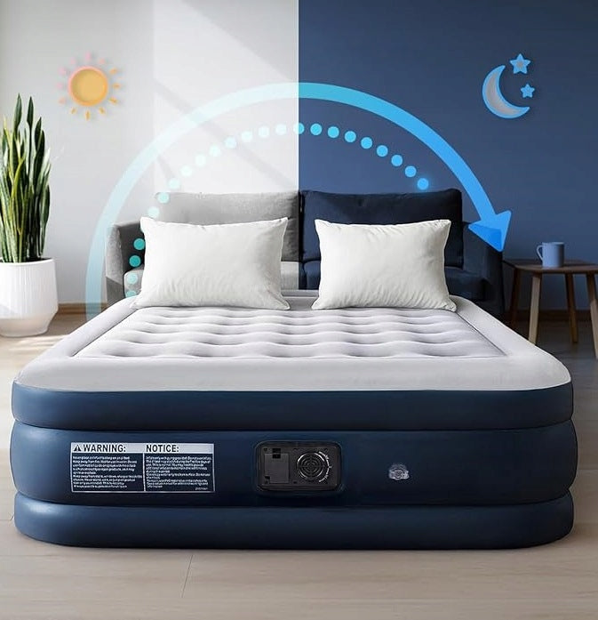 ACTIVE ERA DOUBLE INFLATABLE BED QUEEN 203 x 152 x 48 CM 179693 Manufacturer code King Size