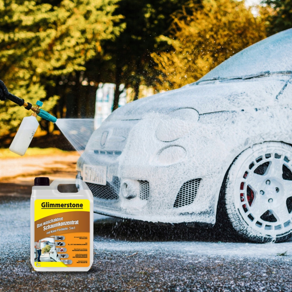 ACTIVE FOAM FOR WASHER KARCHER FOR WASHING THE CAR - TARPAULINS - MOTOR QUALITY 5L Manufacturer's catalog number AKTYWNA PIANA GLIMMERSTONE