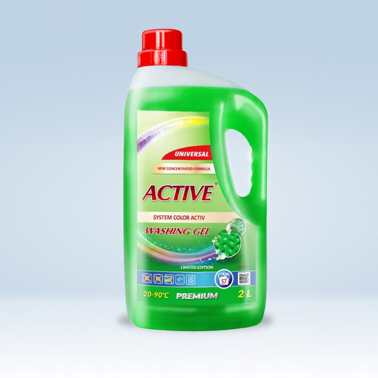 ACTIVE Washing gel – Universal – 2 liters