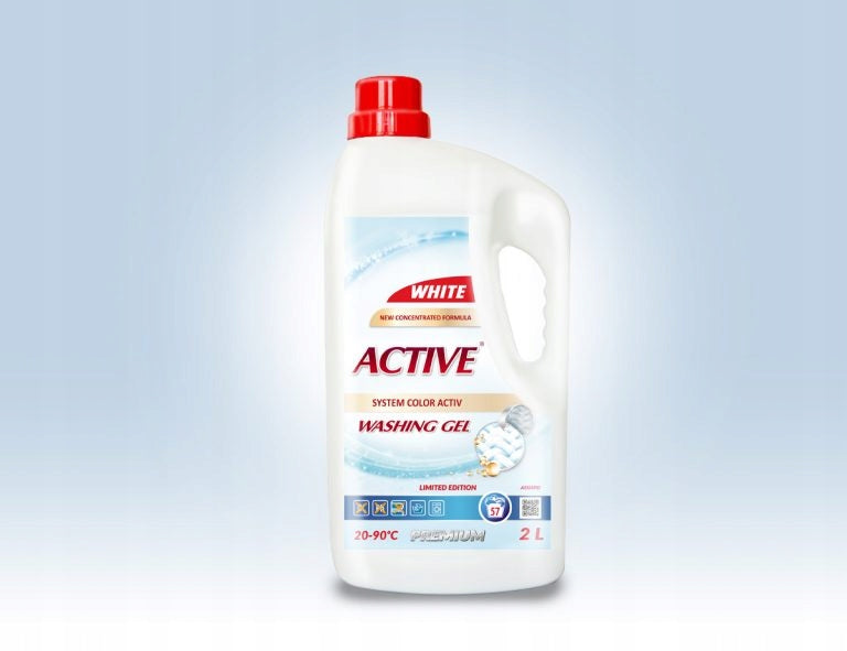 ACTIVE Washing gel – White – 2 liters