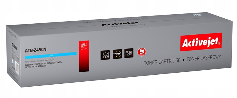 ACTIVEJET BROTHER TONER ATB-245CN TN-245C CYAN Manufacturer code ATB-245CN