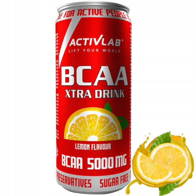 ACTIVLAB BCAA XTRA DRINK 5000MG BCAA AMINO ACIDS SUGAR FREE|330 ml LEMON