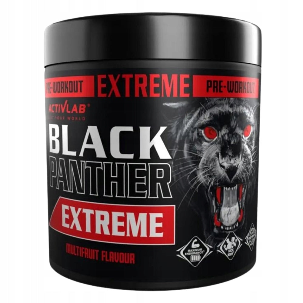 ACTIVLAB BLACK PANTHER EXTREME 300 g CREATINE MASS STRENGTH CAFFEINE REGENERATION Expiration date at least six months from the date of purchase