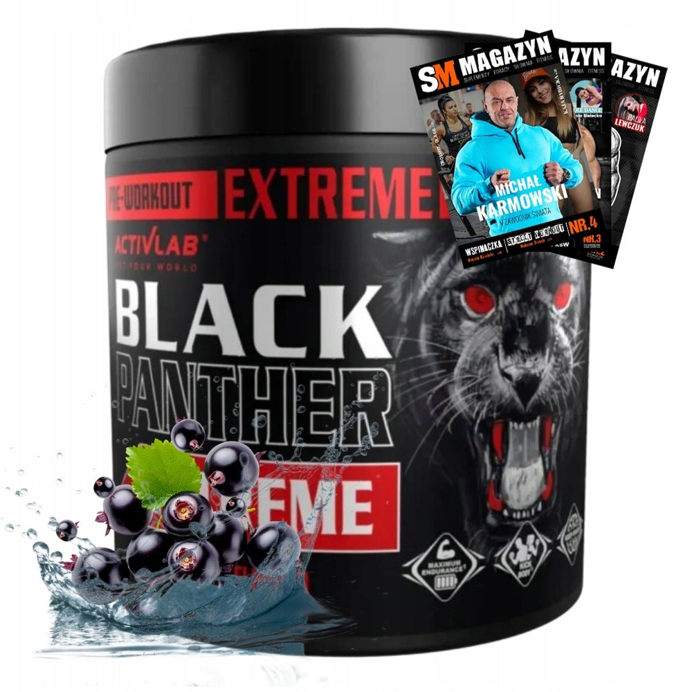 ACTIVLAB BLACK PANTHER EXTREME 300 g CREATINE MASS STRENGTH CAFFEINE REGENERATION