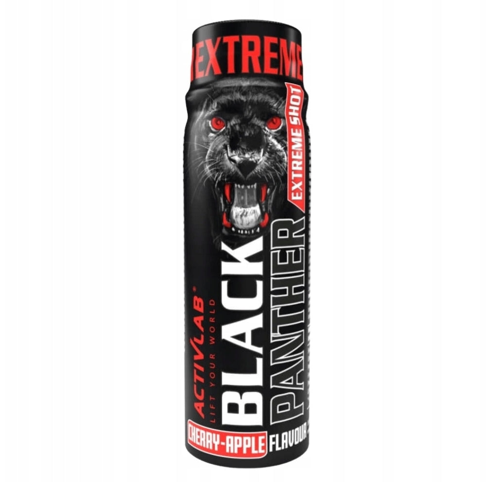 ACTIVLAB BLACK PANTHER EXTREME SHOT 80 ML PRE-WORKOUT, ENERGY, FOCUS Packaging status original