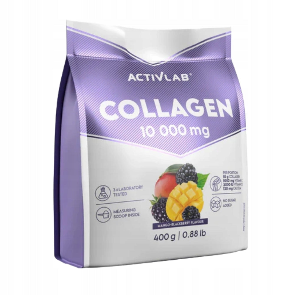 ACTIVLAB COLLAGEN 10000mg 400g MANGO-BLACKBERRY COLLAGEN JOINTS VITAMIN C D Expiration date at least 1 year from the date of purchase