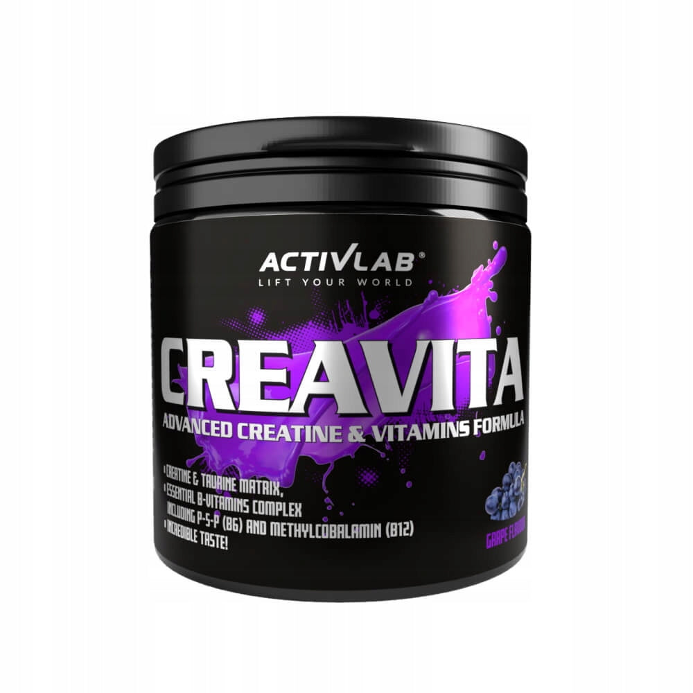 ACTIVLAB Creavita 300g, Supplement Creatine Taurine, Grape