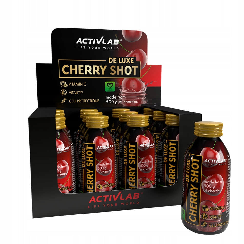 ACTIVLAB DE LUXE CHERRY SHOT 80ml x12 SHOT CHERRY JUICE