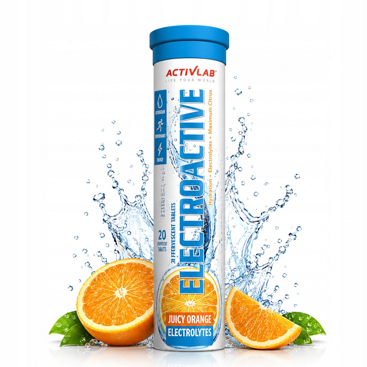 ACTIVLAB ELECTROACTIVE ELECTROLYTES VITAMINS 20 tabl ENERGY AND STIMULATION
