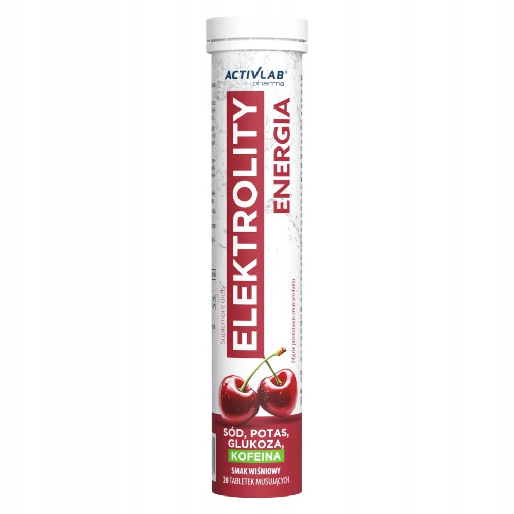 ACTIVLAB ELECTROLYTES ENERGY 20 EFFERVESCENT TABLETS FOR HYDRATION Manufacturer code ACT0721
