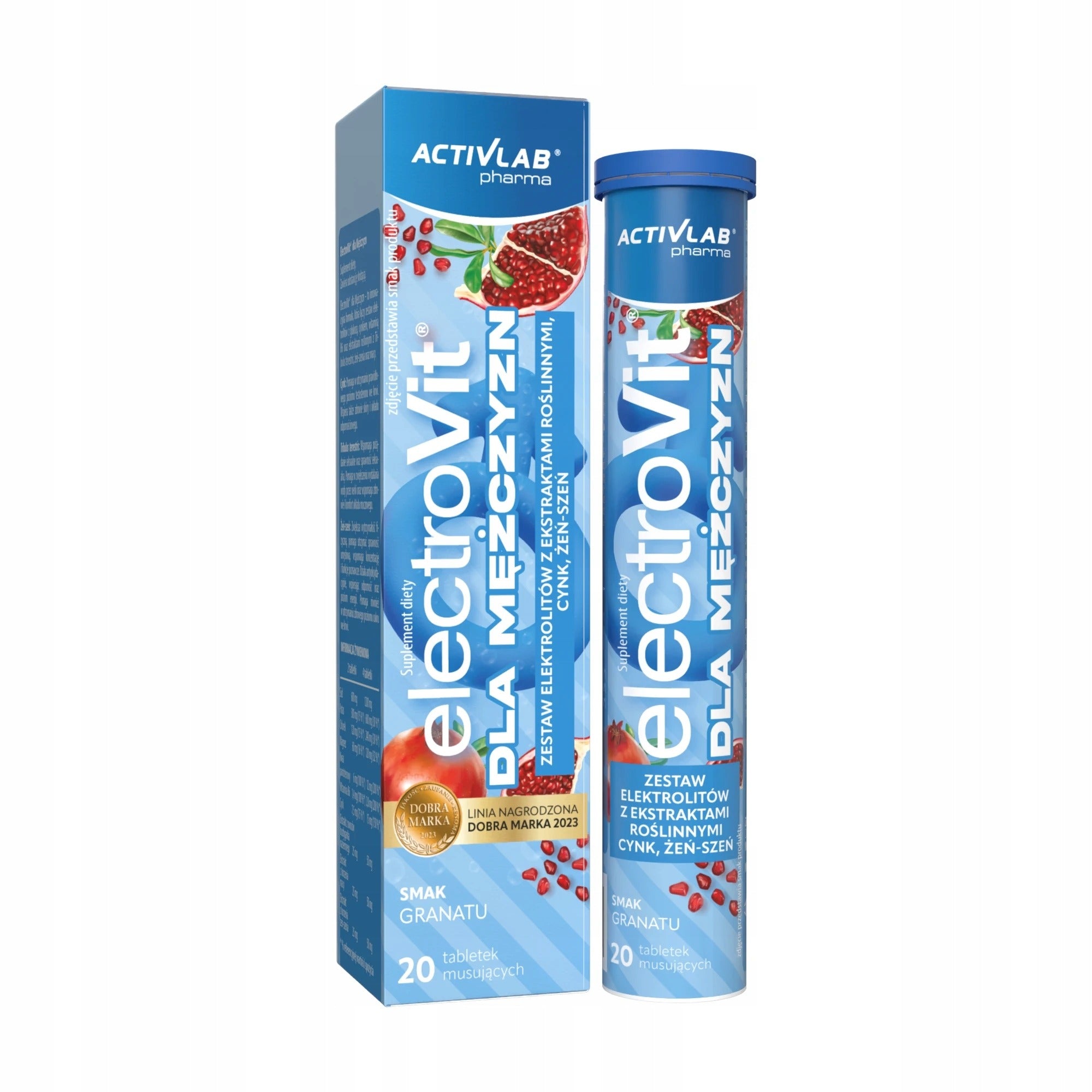 ACTIVLAB ELECTROVIT FOR MEN ELECTROLYTES POTASSIUM MAGNESIUM ZINC 20 TABLETS