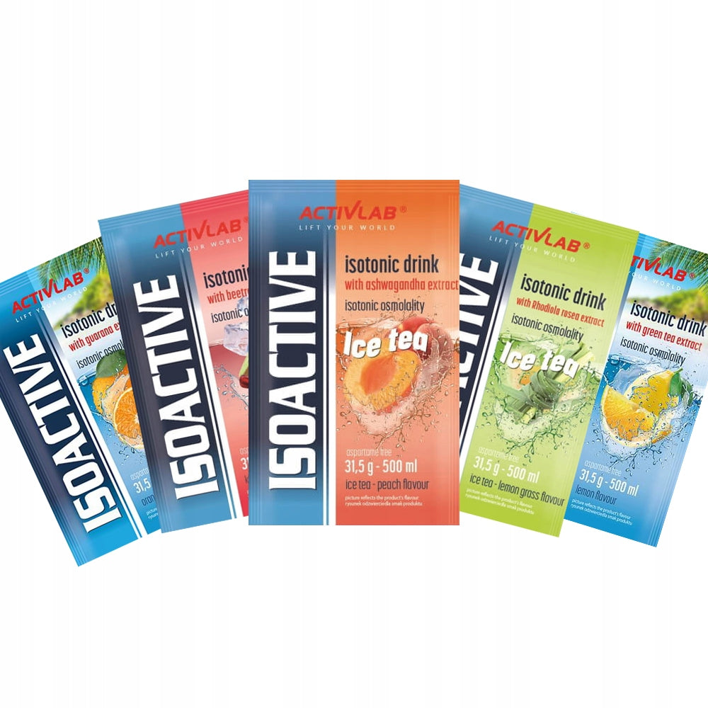 ACTIVLAB ISO ACTIVE 10x31,5G SET OF 10 PIECES DRINK ISOTONIC MIX OF FLAVORS