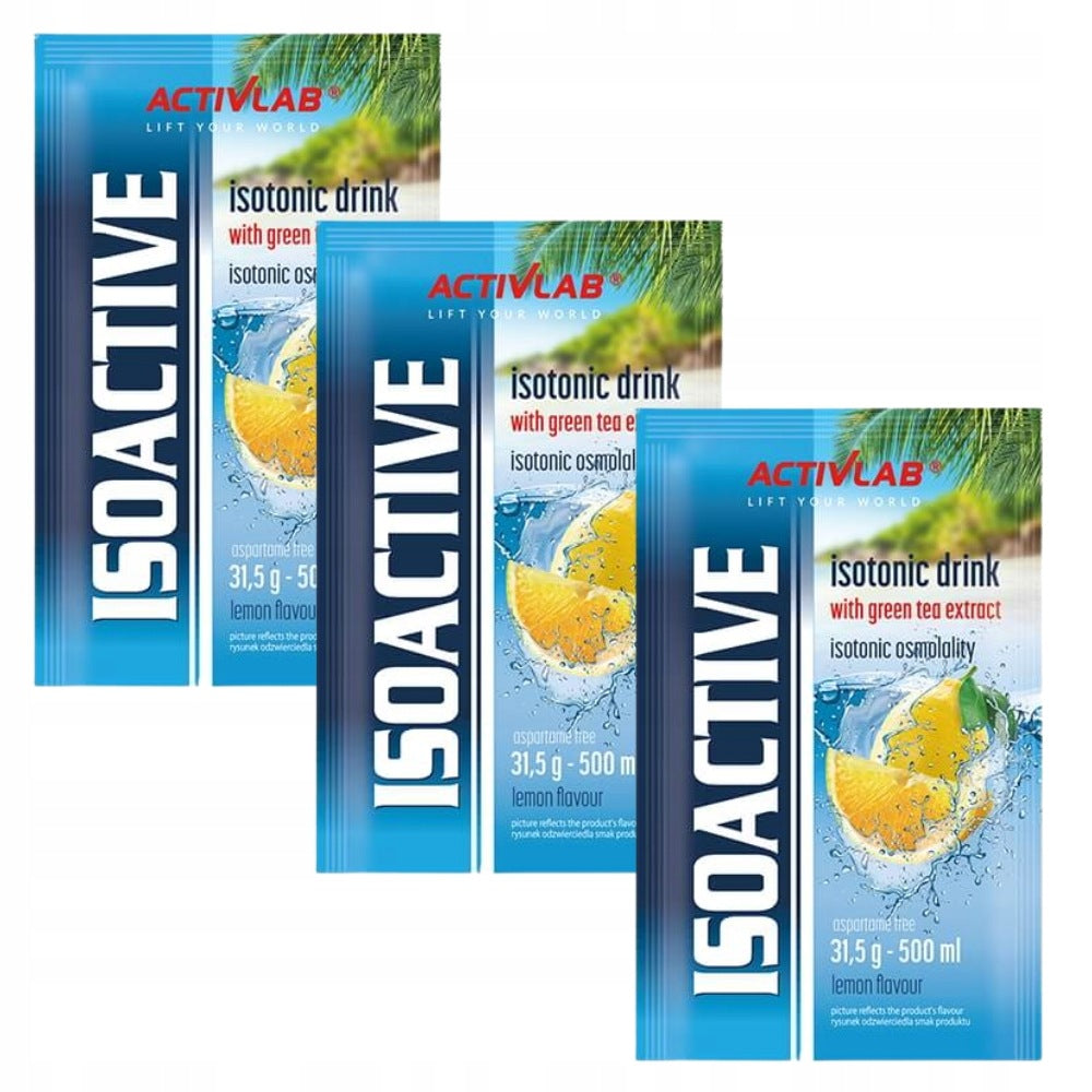 ACTIVLAB ISO ACTIVE 31.5 G ISOTONIC DRINK ISO ENERGY HYDRATION FIT Expiration date at least six months from the date of purchase